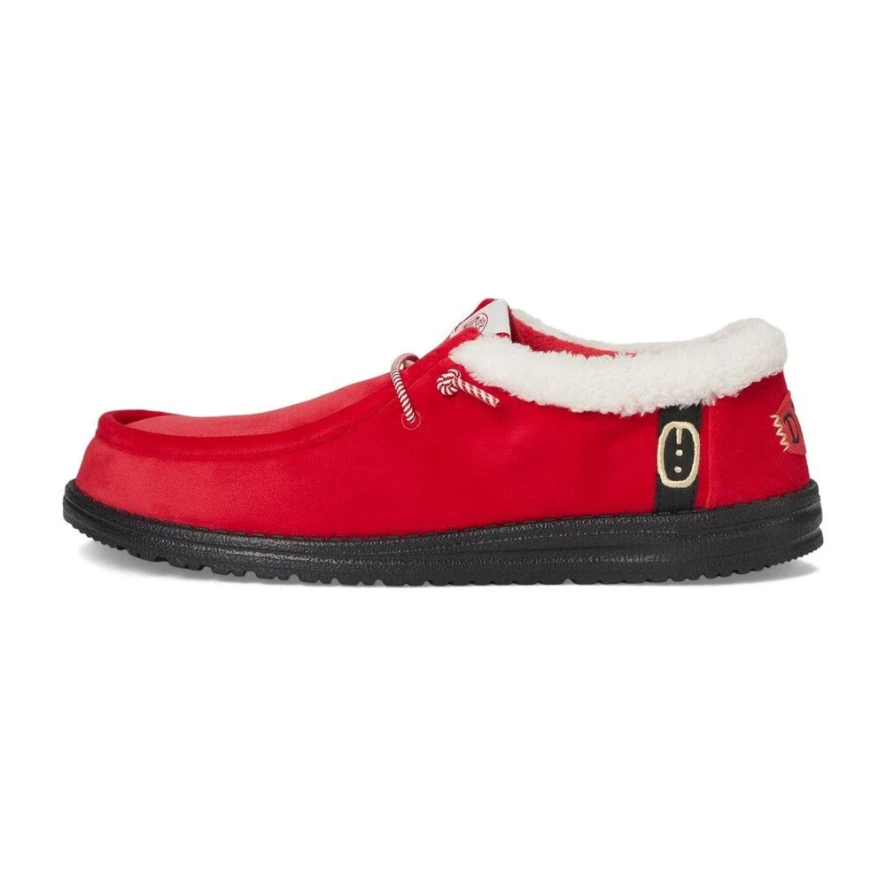 Hey Dude Men's Wally Santa Claus Red 45313-610